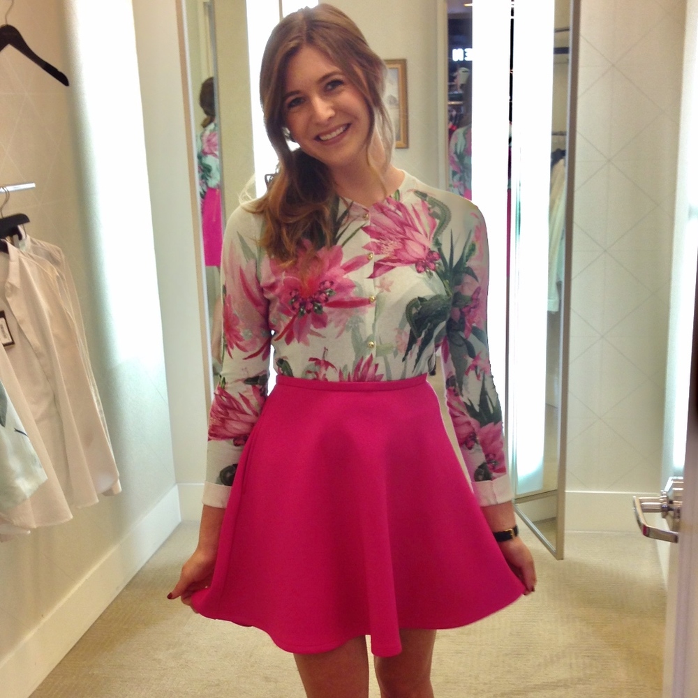 Ted Baker Pink Skirt (With Pockets!)